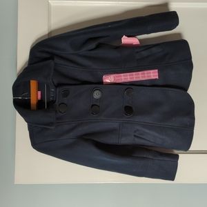 Girls Navy Blue Peacoat